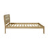 Santana 3FT Bed - Light Oak/Rattan Effect